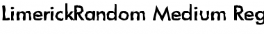 Download LimerickRandom-Medium Regular Font Title Preview