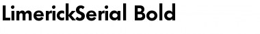 Download LimerickSerial Bold Font Title Preview