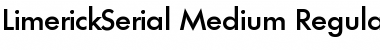 Download LimerickSerial-Medium Regular Font Title Preview