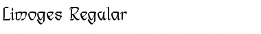 Download Limoges Regular Font Title Preview
