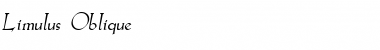 Download Limulus Oblique Font Title Preview