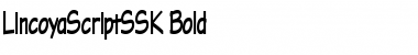 Download LincoyaScriptSSK Bold Font Title Preview
