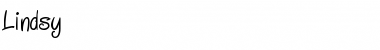 Download Lindsy Regular Font Title Preview