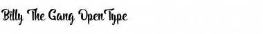 Download Billy The Gang Regular Font Title Preview