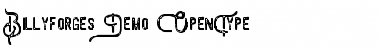 Download Billyforges Demo Regular Font Title Preview