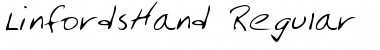 Download LinfordsHand Regular Font Title Preview