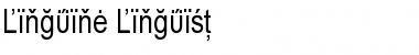 Download LinguineLinguist Regular Font Title Preview