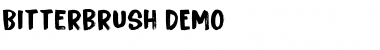 Download Bitterbrush DEMO Regular Font Title Preview