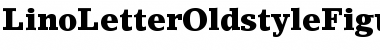 Download LinoLetterOldstyleFigures-Black Black Font Title Preview