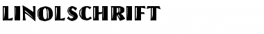 Download Linolschrift Regular Font Title Preview