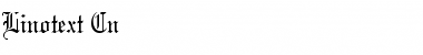 Download Linotext Cn Regular Font Title Preview