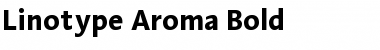 Download LinotypeAroma Bold Font Title Preview