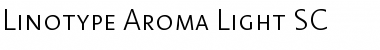 Download LTAromaSC Light Regular Font Title Preview