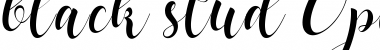 Download Black Stud Regular Font Title Preview