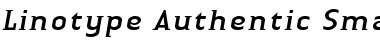 Download LTAuthenticSmallSerif Italic Font Title Preview