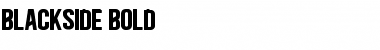 Download Blackside Bold Font Title Preview