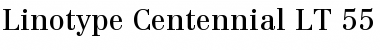 Download Centennial LT 55 Roman Regular Font Title Preview