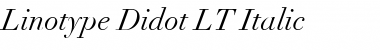 Download Didot LT Roman Italic Font Title Preview