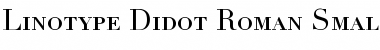 Download Linotype Didot Regular Font Title Preview