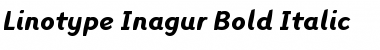 Download LTInagur BoldItalic Regular Font Title Preview
