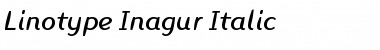Download LTInagur Italic Regular Font Title Preview