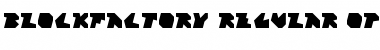 Download Block Factory Regular Font Title Preview