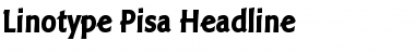 Download LTPisa Headline Regular Font Title Preview