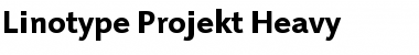 Download LTProjekt Heavy Regular Font Title Preview
