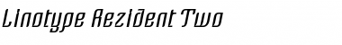 Download LTRezident Two Regular Font Title Preview