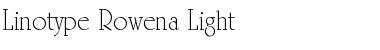 Download LTRowena Light Regular Font Title Preview