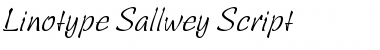 Download LTSallwey Script Regular Font Title Preview