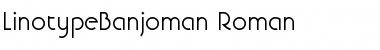 Download LTBanjoman Roman Regular Font Title Preview