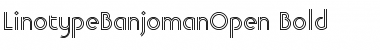 Download LTBanjoman Open Bold Regular Font Title Preview