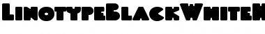 Download LTBlackWhiteHeadline Black Font Title Preview