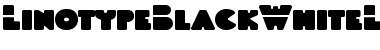 Download LTBlackWhiteLaser Black Font Title Preview