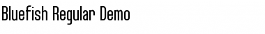 Download Bluefish Demo Regular Font Title Preview