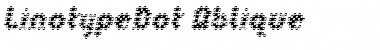 Download LTDot Oblique Font Title Preview