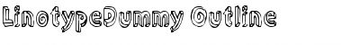 Download LTDummy Outline Medium Font Title Preview