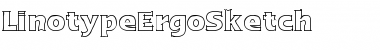 Download LTErgo Sketch Medium Font Title Preview