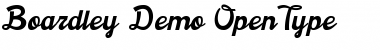 Download Boardley Demo Regular Font Title Preview