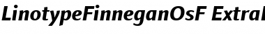 Download LTFinnegan OsF Medium Bold Italic Font Title Preview