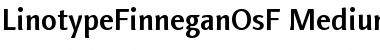 Download LTFinnegan OsF Medium Regular Font Title Preview