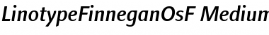 Download LTFinnegan OsF Medium Italic Font Title Preview