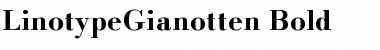 Download LTGianotten Light Bold Font Title Preview