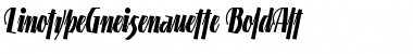 Download LTGneisenauette LightAlt Bold Font Title Preview