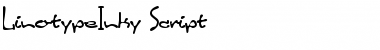 Download LTInky Script Script Font Title Preview