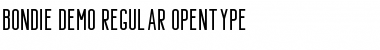 Download Bondie Regular Font Title Preview