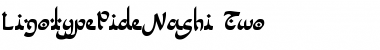 Download LTPideNashi Two Two Font Title Preview