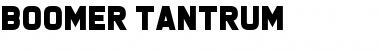 Download Boomer Tantrum Regular Font Title Preview