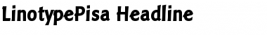 Download LTPisa Headline Regular Font Title Preview